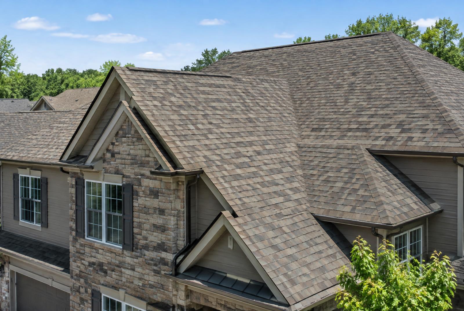 Shingle Roofing — completed project photo